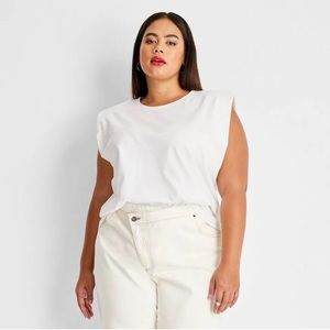 Plus Size Sleeveless T-Shirt Future Collective Size 4X